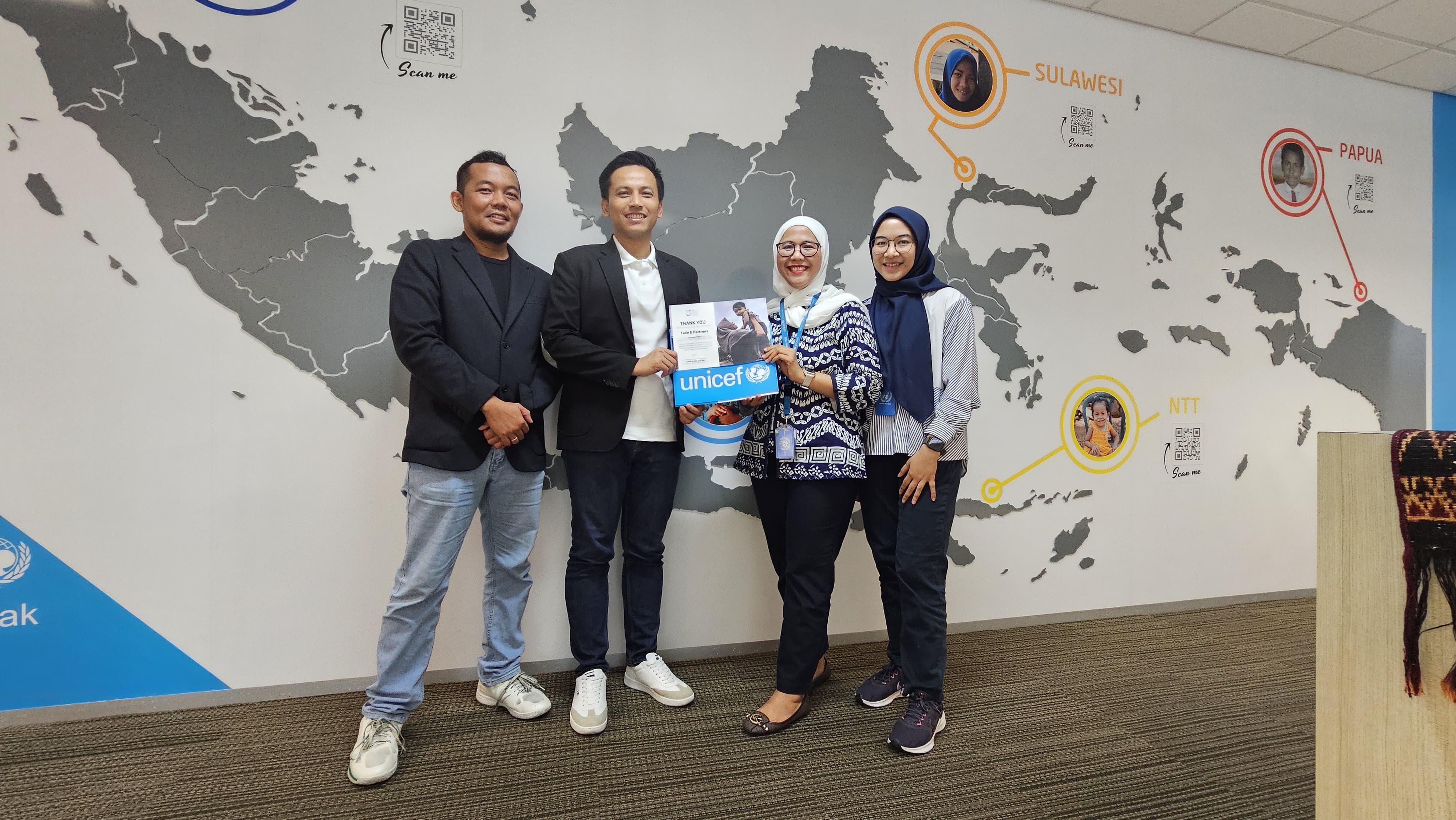 Telin and Partners Support UNICEF Indonesia: For a Better Life, for All the Children